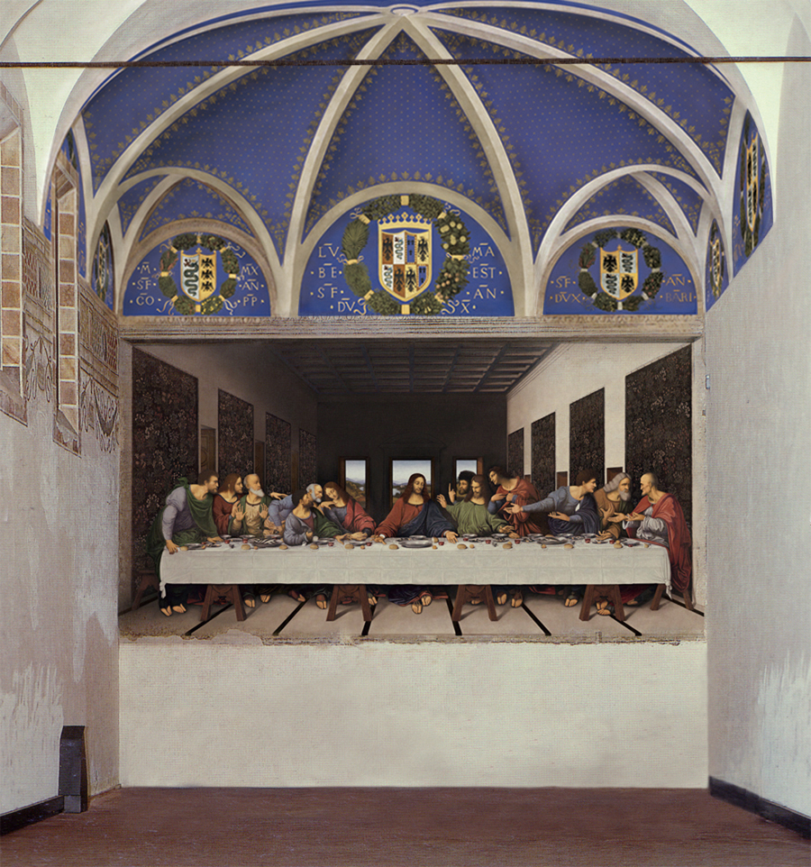 Digital restoration The Last Supper-4